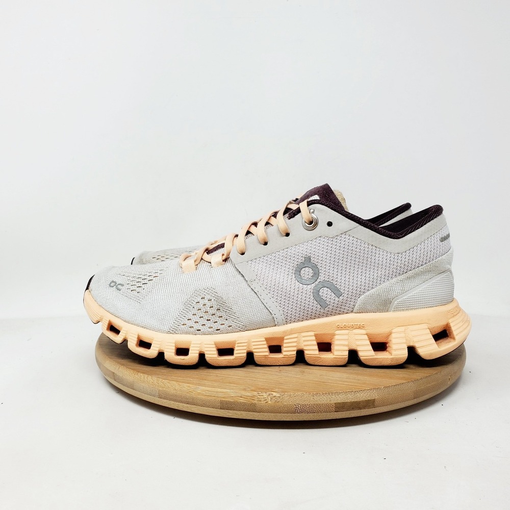 On Cloud X Running Shoes Womens 5.5 Grey Walking Gym Comfort Sneaker